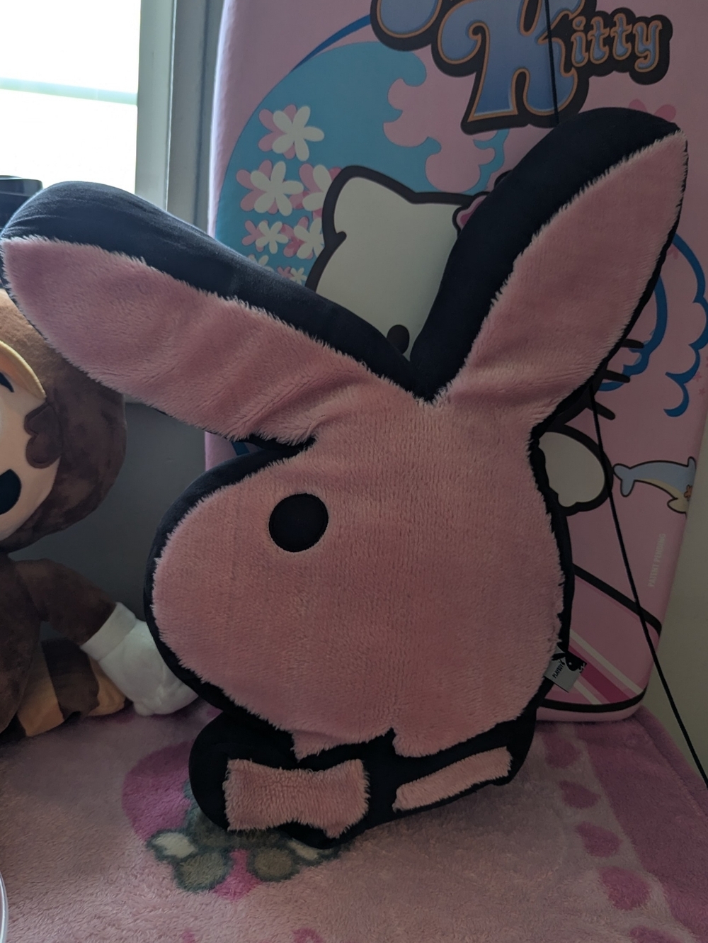 Playboy Bunny Pillow Black Eye